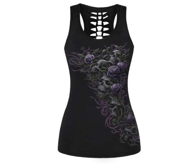 Skull Tank Top Front View
