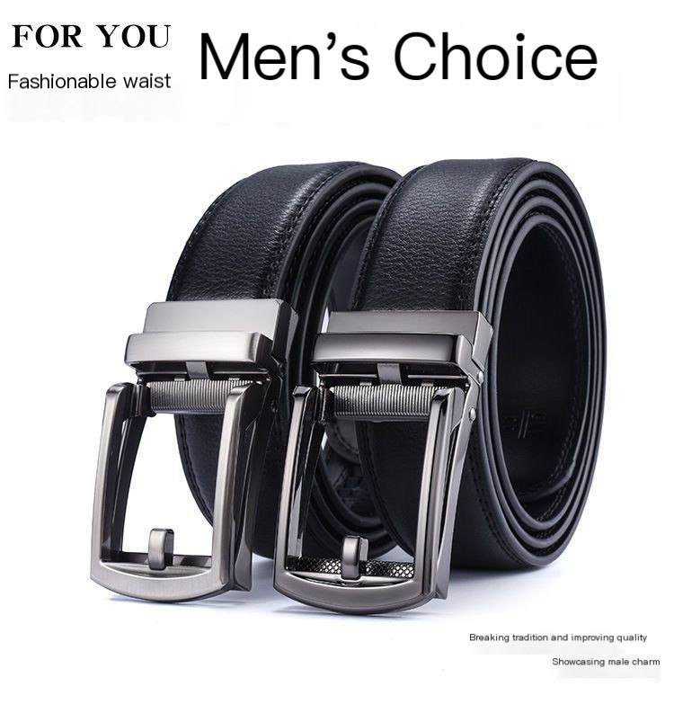 Men's Leather Belt - Image 1