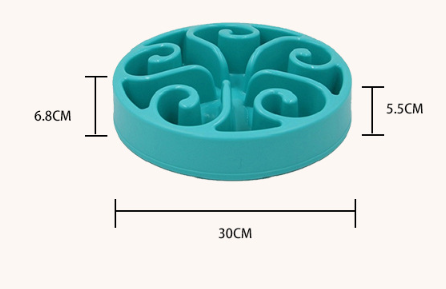 Pet Choking Prevention Dog Food Bowl in use