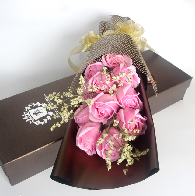 Elegant Gift Box for Soap Roses