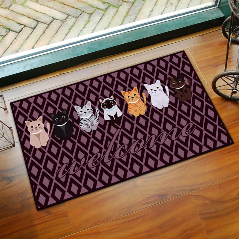 Cartoon Pattern Door Mat 1