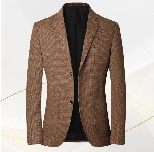 Men's Plaid Blazer Image 3