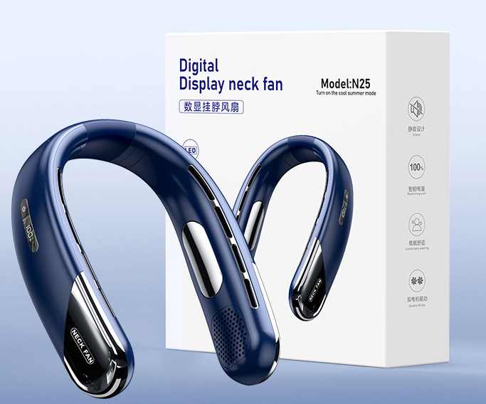 Portable Neck Fan Close-up