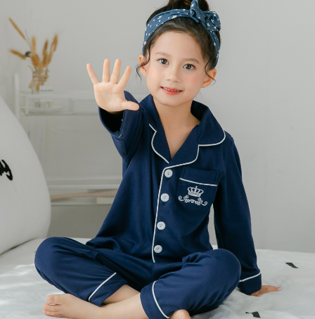 Children's Cotton Pajamas Detail