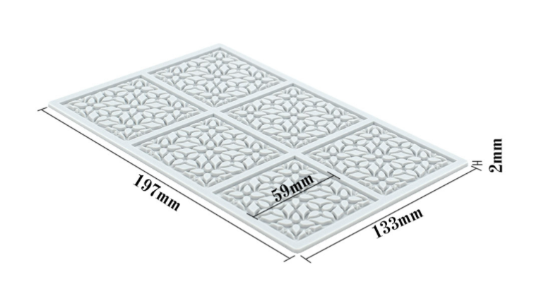 Border Decoration Lace Mold