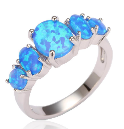 Geometric Silver Ring Image 3
