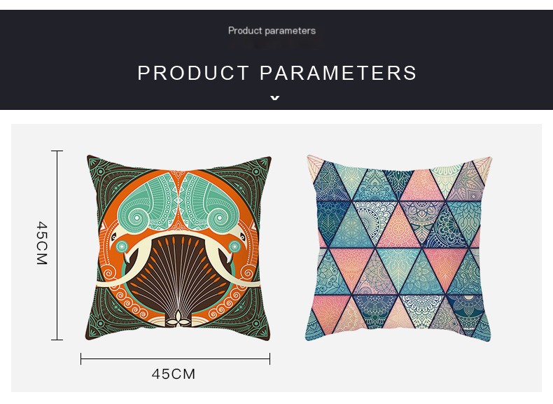 Mandala Print Cushion Cover 2