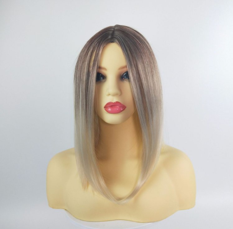 Gradient Short Hair Wig Image 2