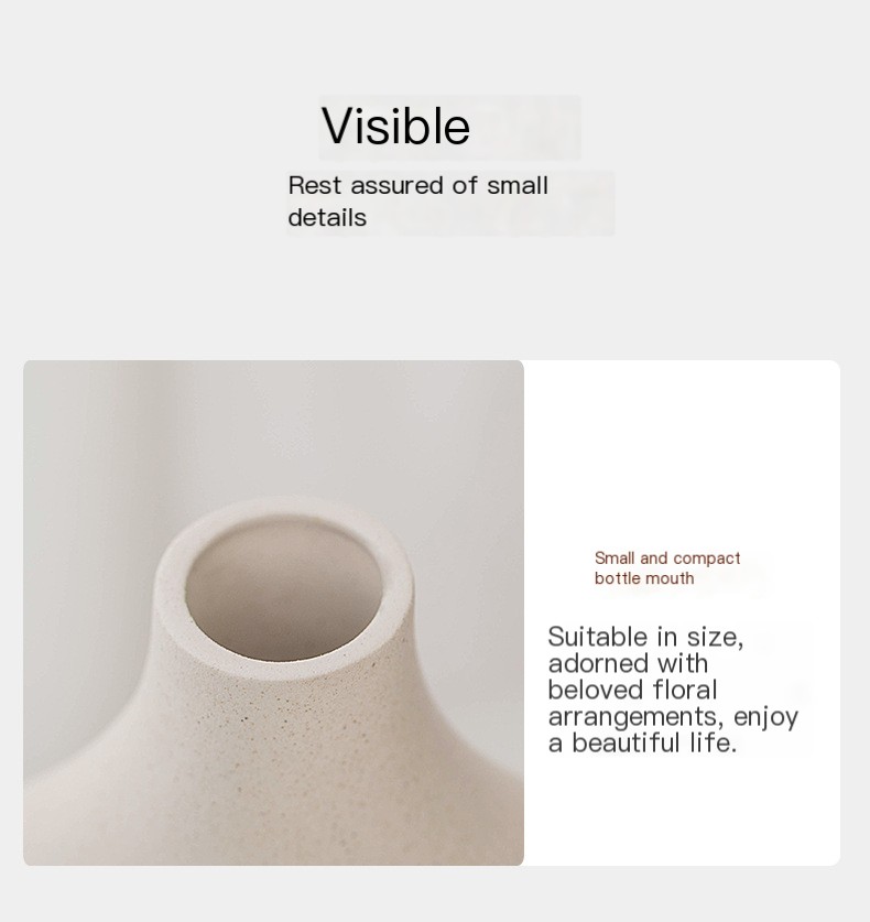 Nordic Ceramic Vase - Image 6