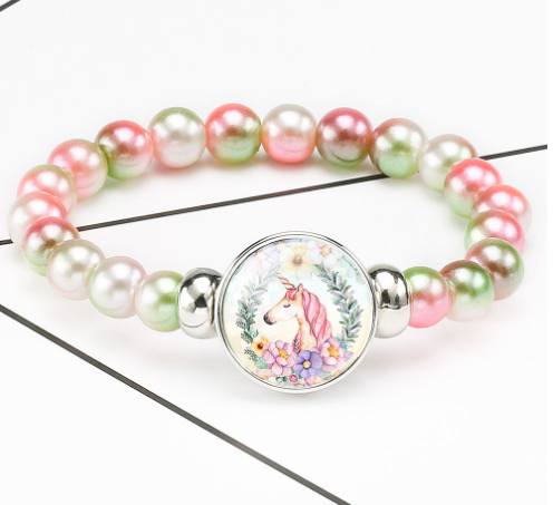 Unicorn Bead Bracelet