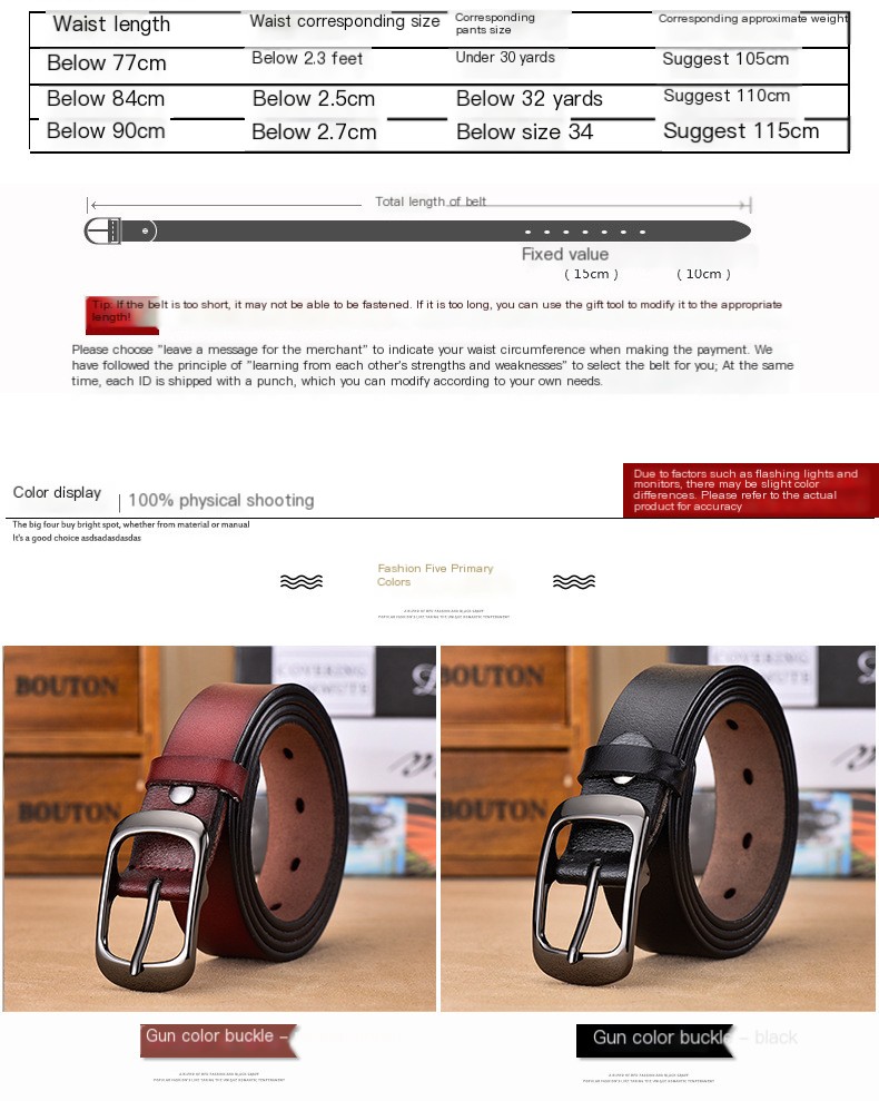 Women Leather Belt 3