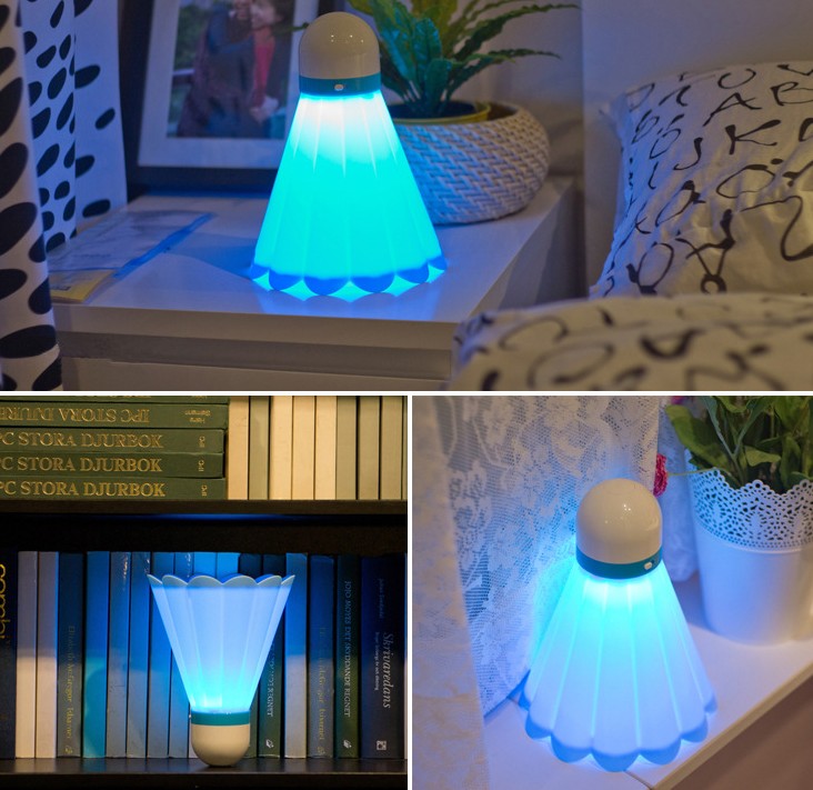 USB Badminton Night Light Colors