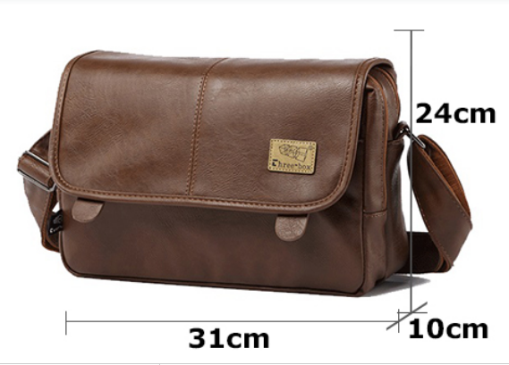 Retro Men's Satchel Leather Shoulder Bag