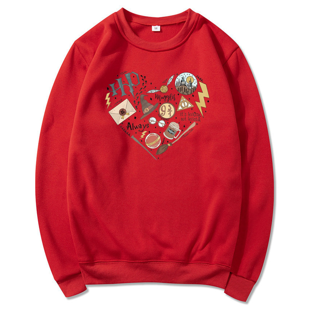 Retro TV-Inspired Print Sweatshirt