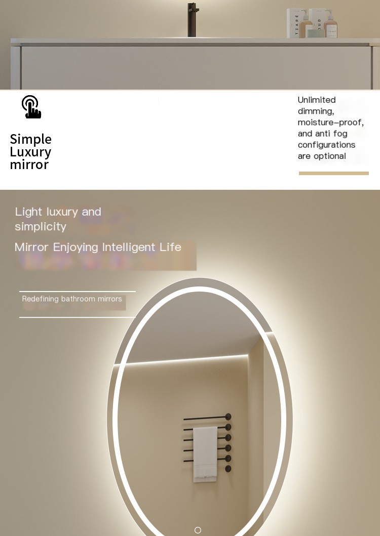 Smart LED Bathroom Mirror