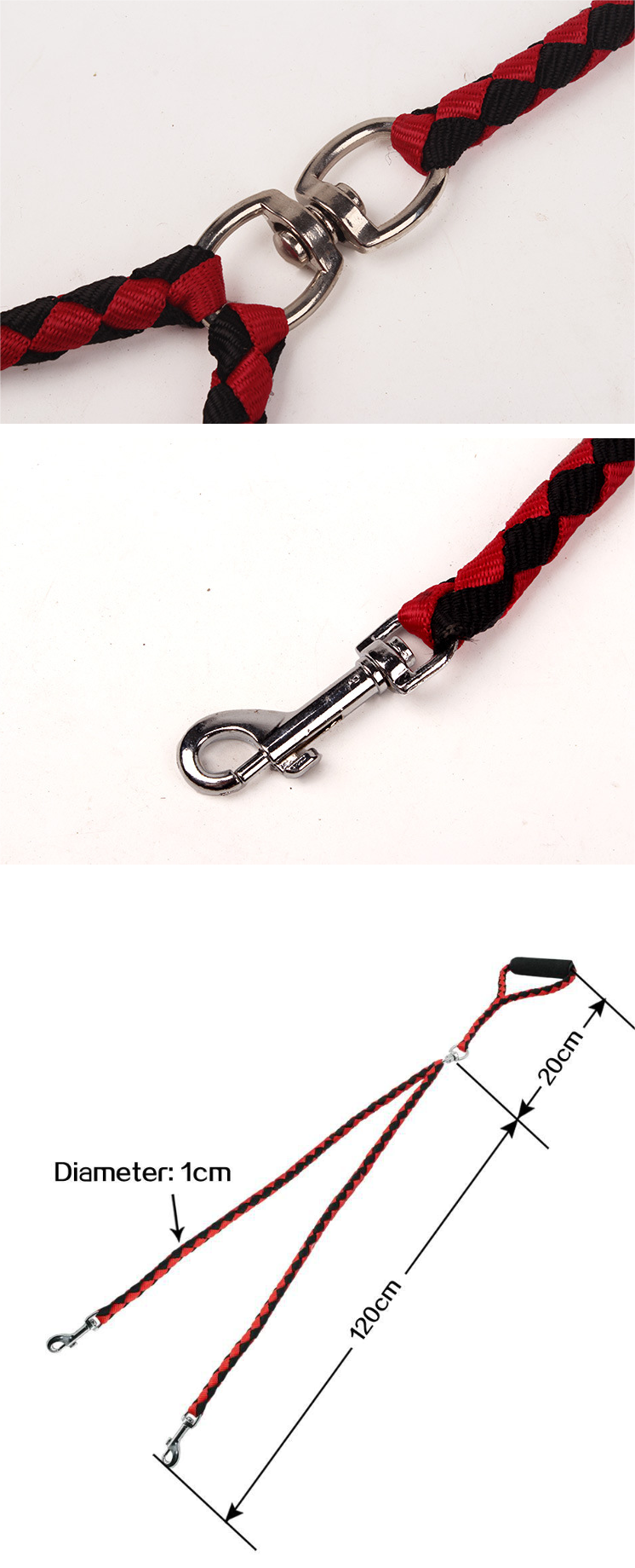 Double-Headed Leash in action