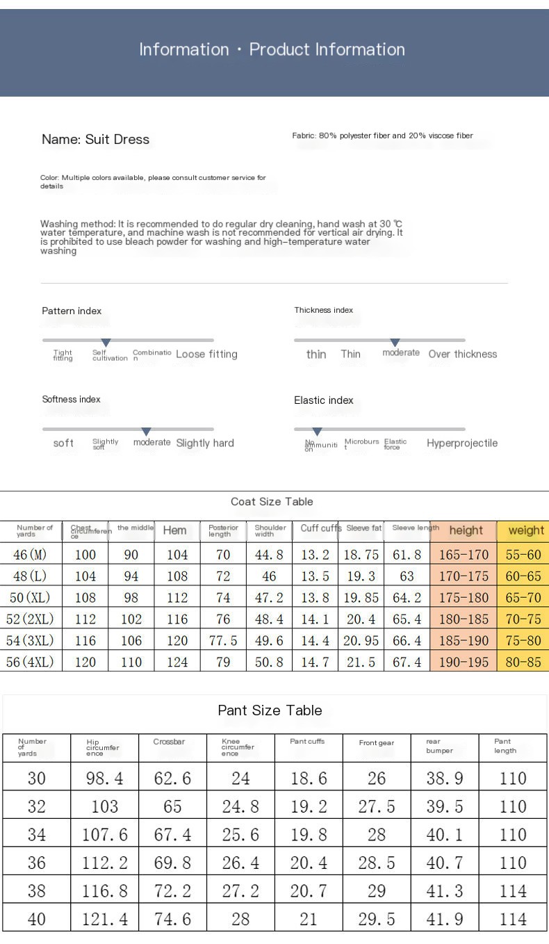 High Quality Men Suits