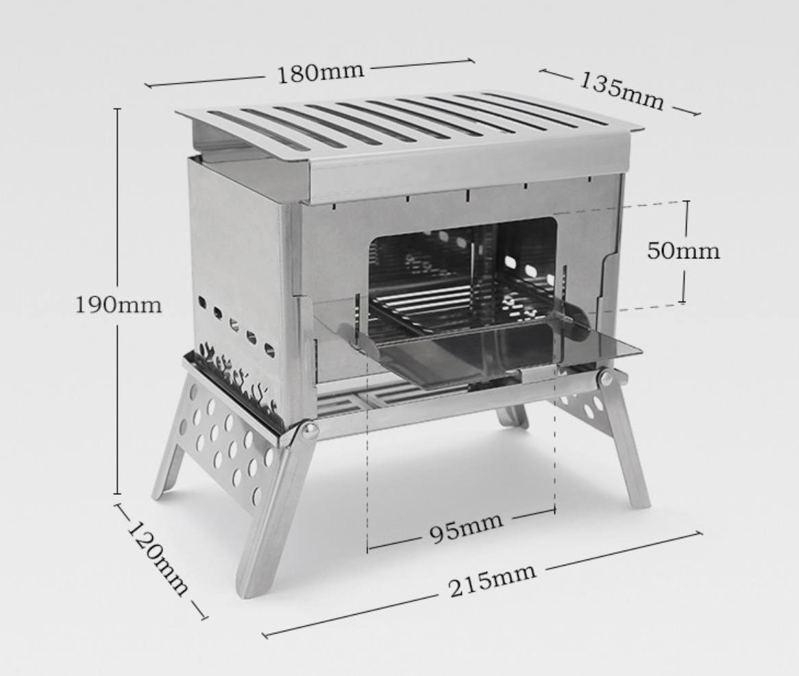 Portable Card Wood Stove Image 1