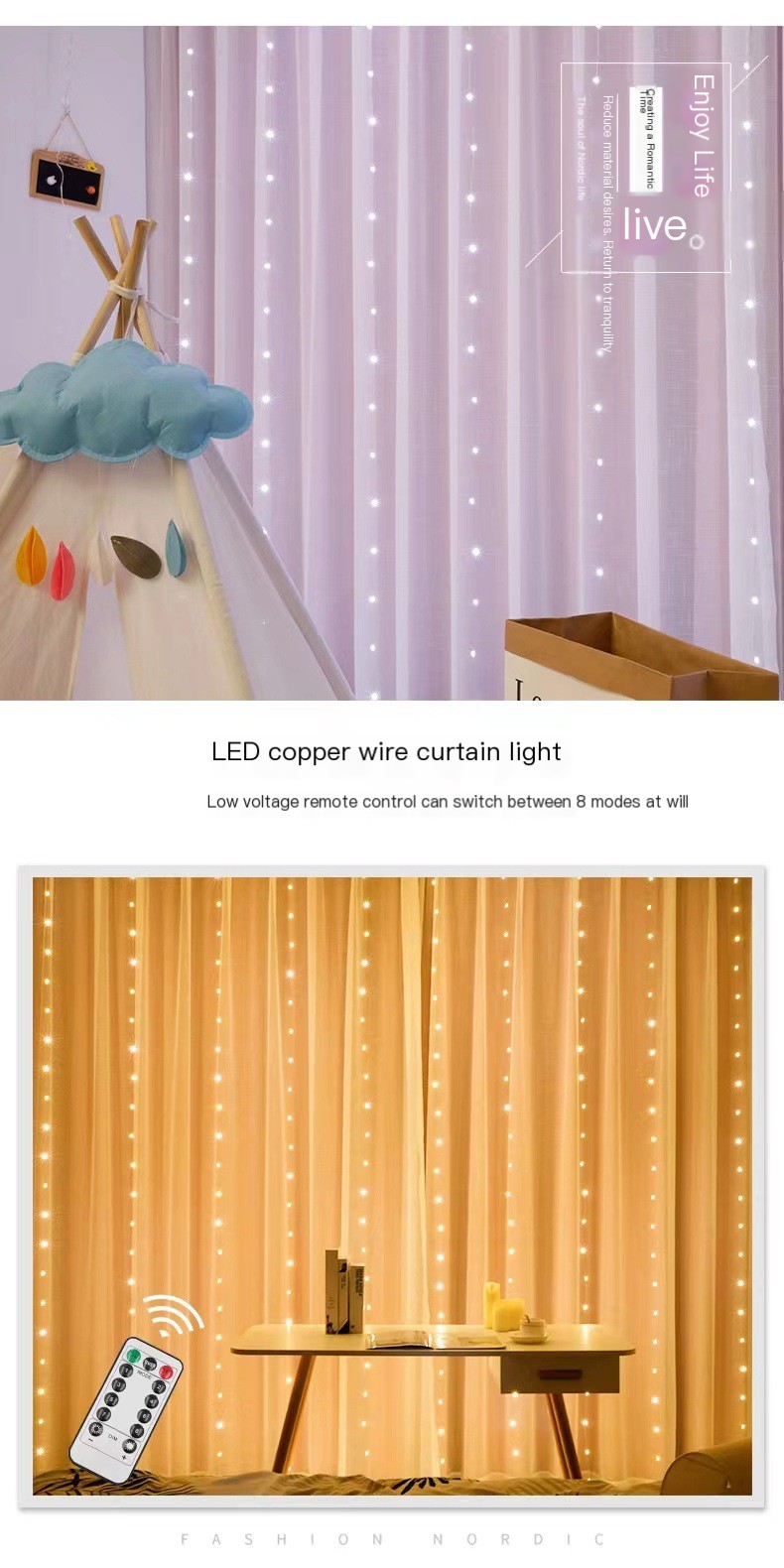 LED Copper Wire Lights Decor