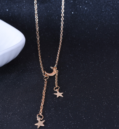Moon and Star Necklace - Image 2