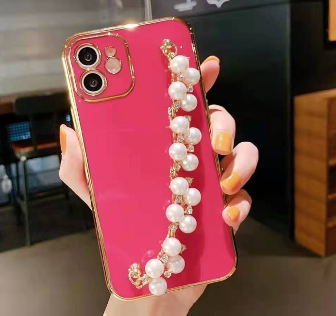 Rhinestone Pearl Bracelet Image 4