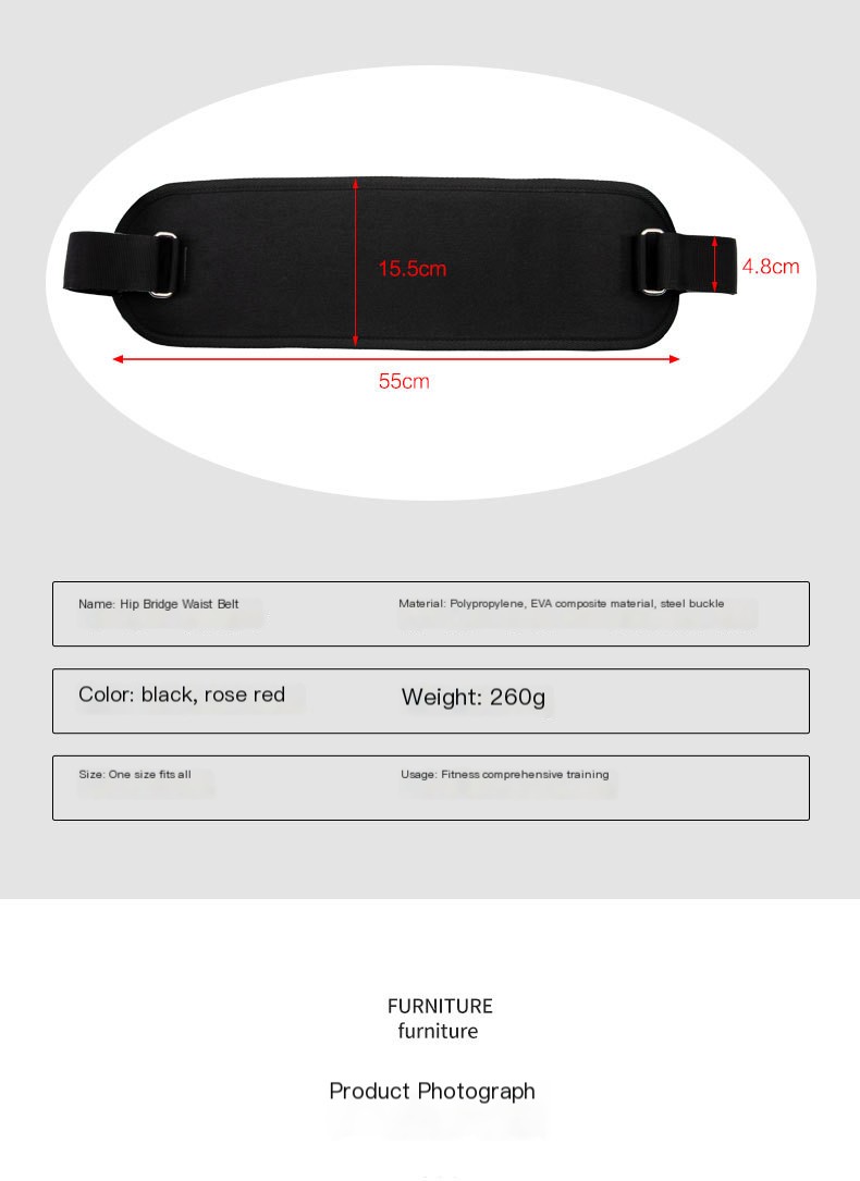Hip Thrust Bridge Training Belt Image 6