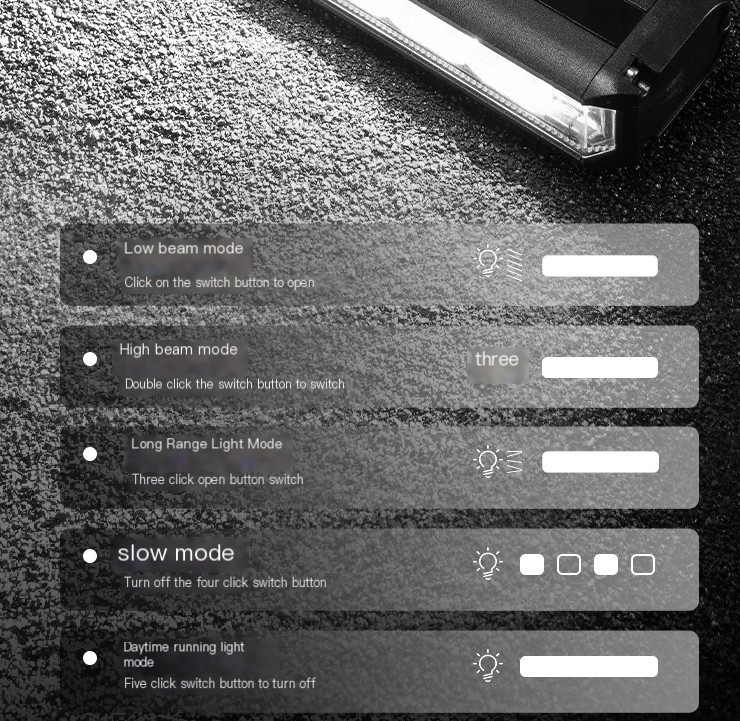 Lanterna para Bike Impermeável Frontal