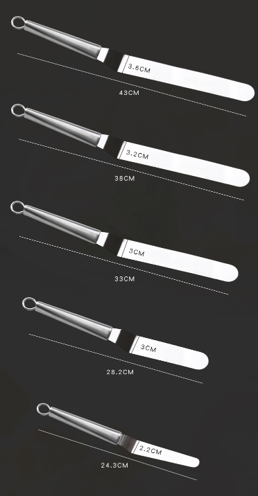 Stainless Steel Cream Spatula Image 1