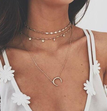 Elegant Moon Pendant
