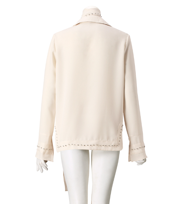 Beige Blouse Details