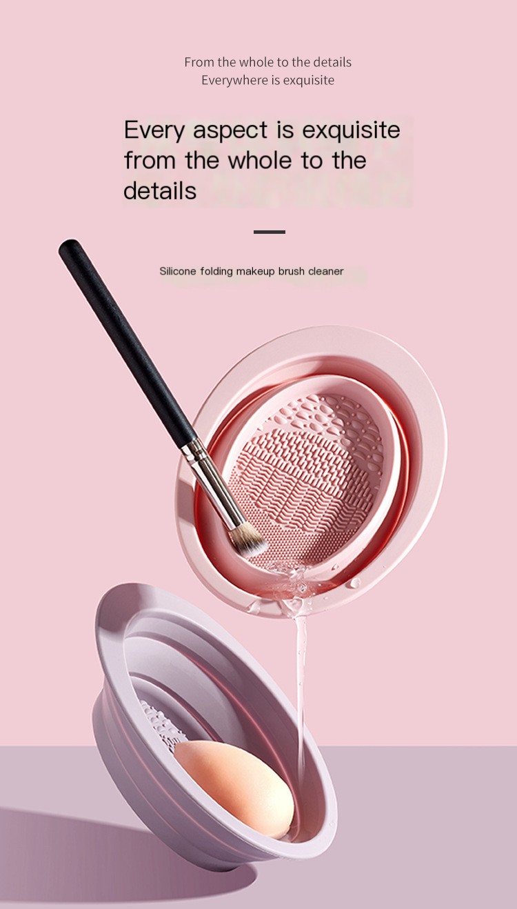 Silicone Makeup Brush Cleaning Bowl