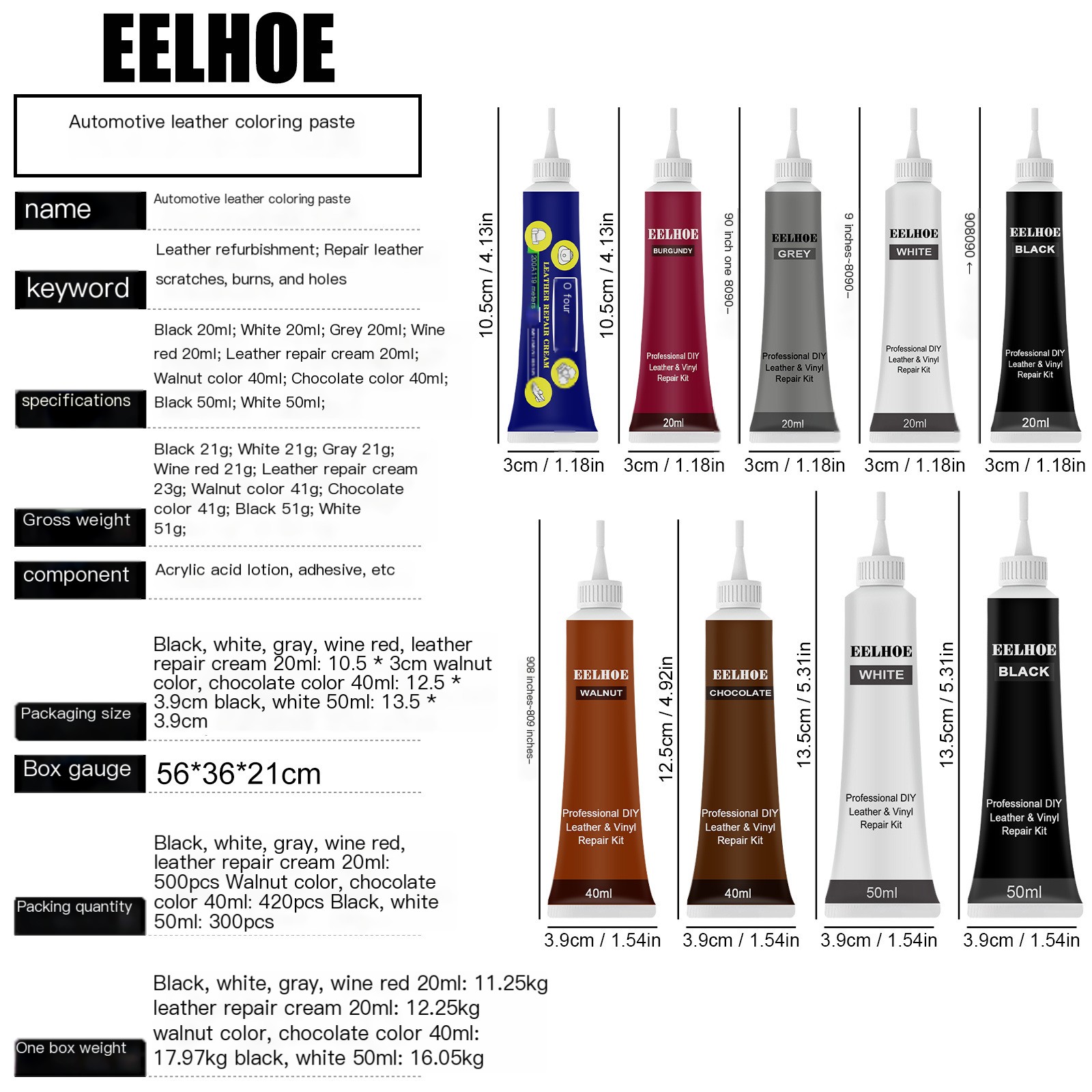 EELHOE Leather Repair Paste