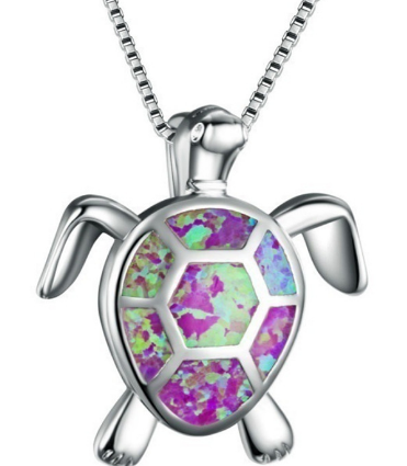 Turtle Pendant Necklace Image 2