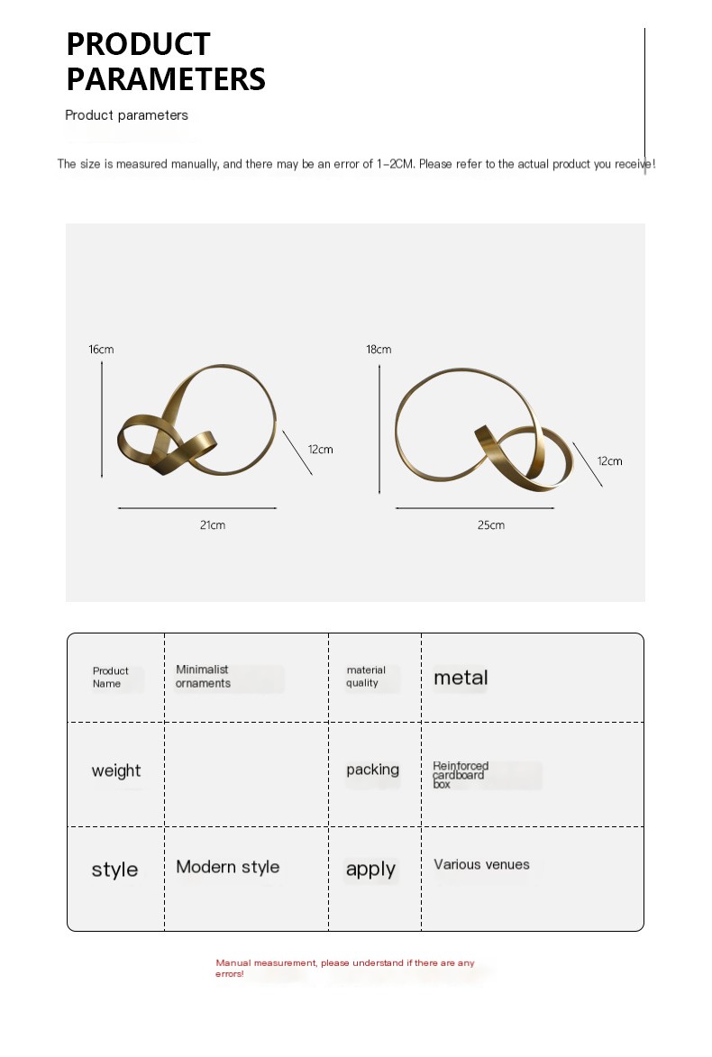 Metal Art Ornament 1