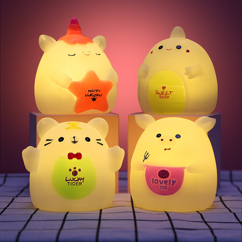 Cute Cartoon Pig Night Light