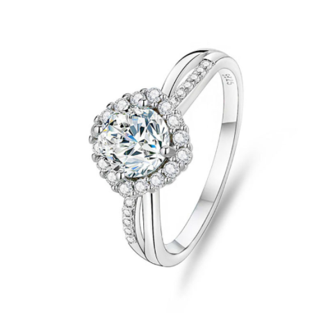 Moissanite Diamond Ring Image 2