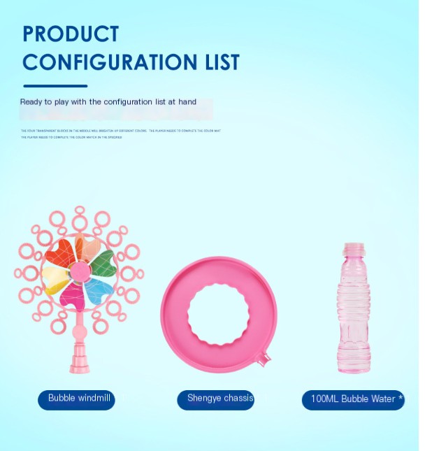 Windmill Bubble Machine 7