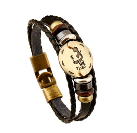 Zodiac Leather Bracelet Image