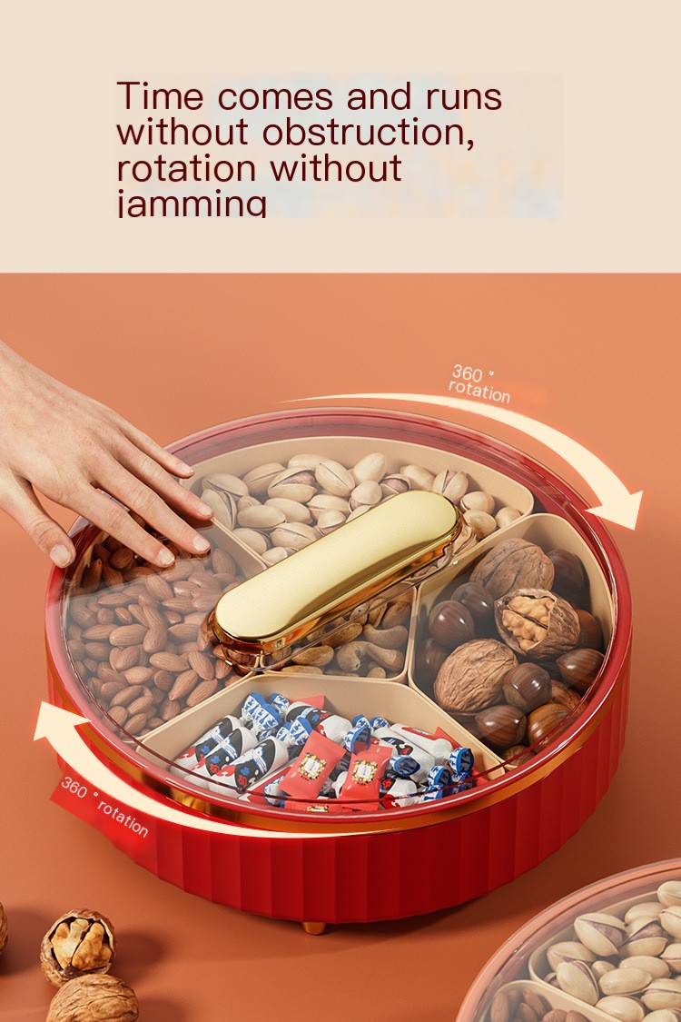 Luxury Rotating Snack Tray 4