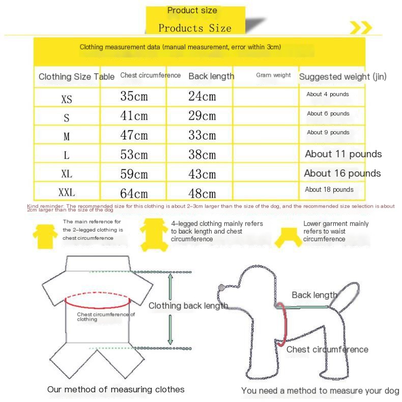 Dog Autumn and Winter Clothing