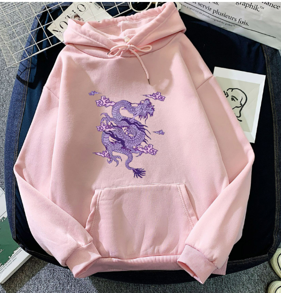 Purple Dragon Hoodie Front