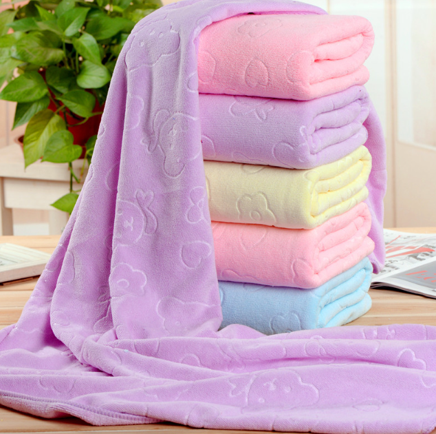 Cartoon Bear Children's Bath Towel