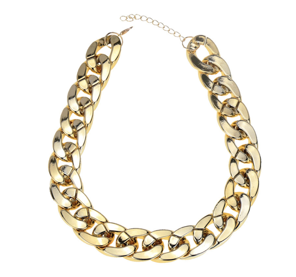 Brown Chunky Chain Necklace