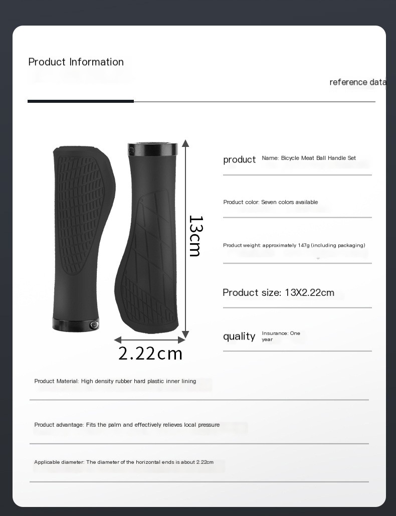 NPY Rubber Handle Grips in Red