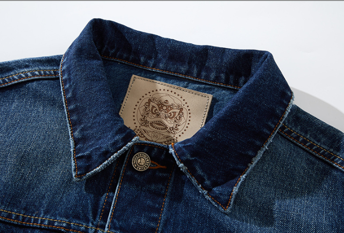 Red Tornado Denim Jacket Back View