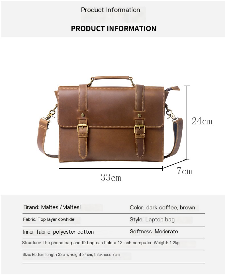 Mens Leather Handbag