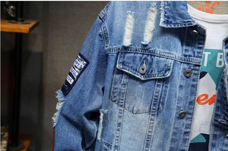 Embroidered Denim Jacket 5