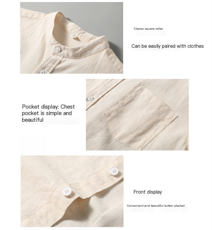 Camisa Linho - Detail View