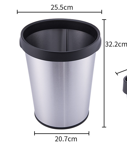 Stainless Steel Paper Basket 1