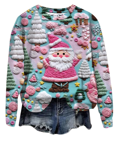 Christmas Round Neck Top 5